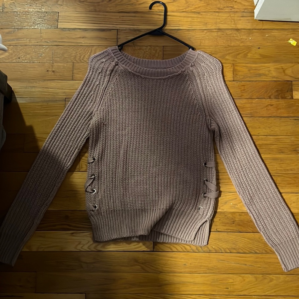 Dusty Rose Knit Sweater